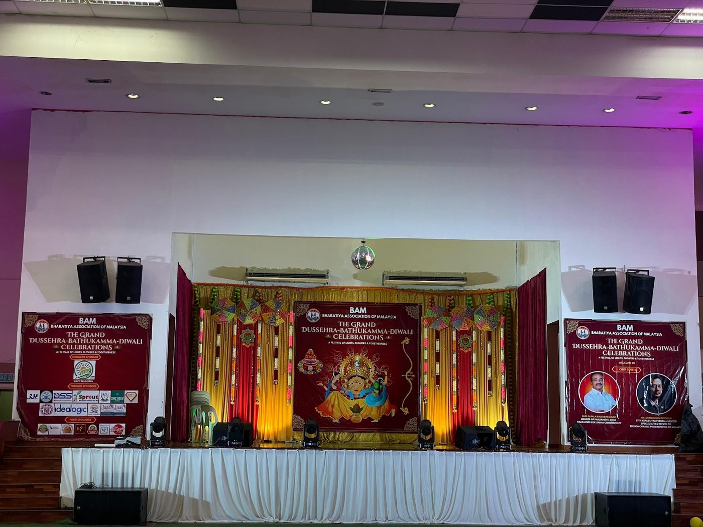 Stage backdrops